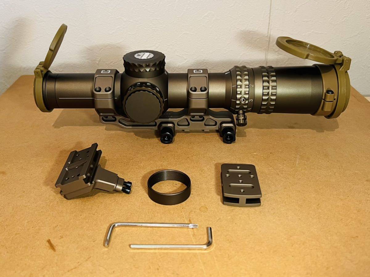 新品】Evolution Gear ATACR 8倍 スコープ＋マウント やや傷や汚れあり