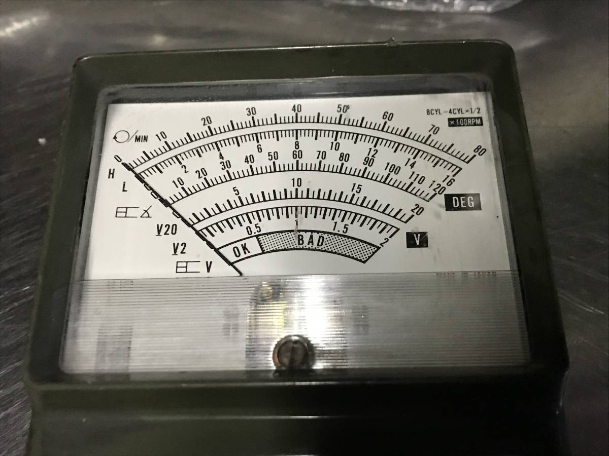 当時物！ＢＴＣ／ＢＡＮＺＡＩ「００１－１Ａ」バンザイ TACHO DWELL TESTERタコ ドエル テスター（中古）旧車