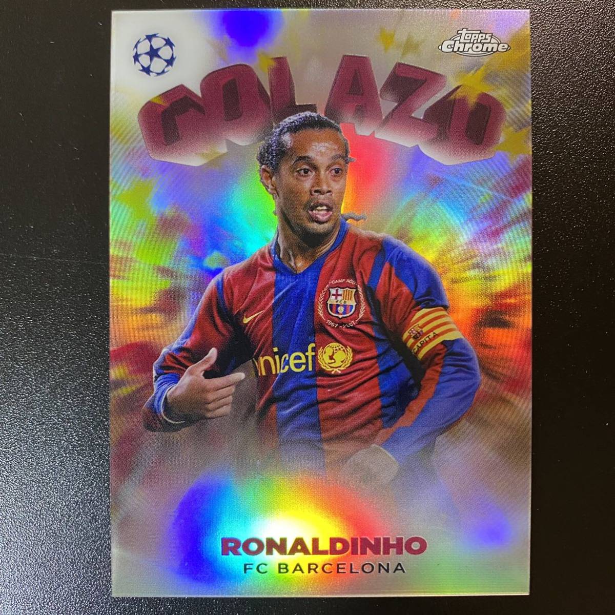 Carte KAKA Topps Chrome 2022-23 Orange 07/50 - AC Milan - Gradée