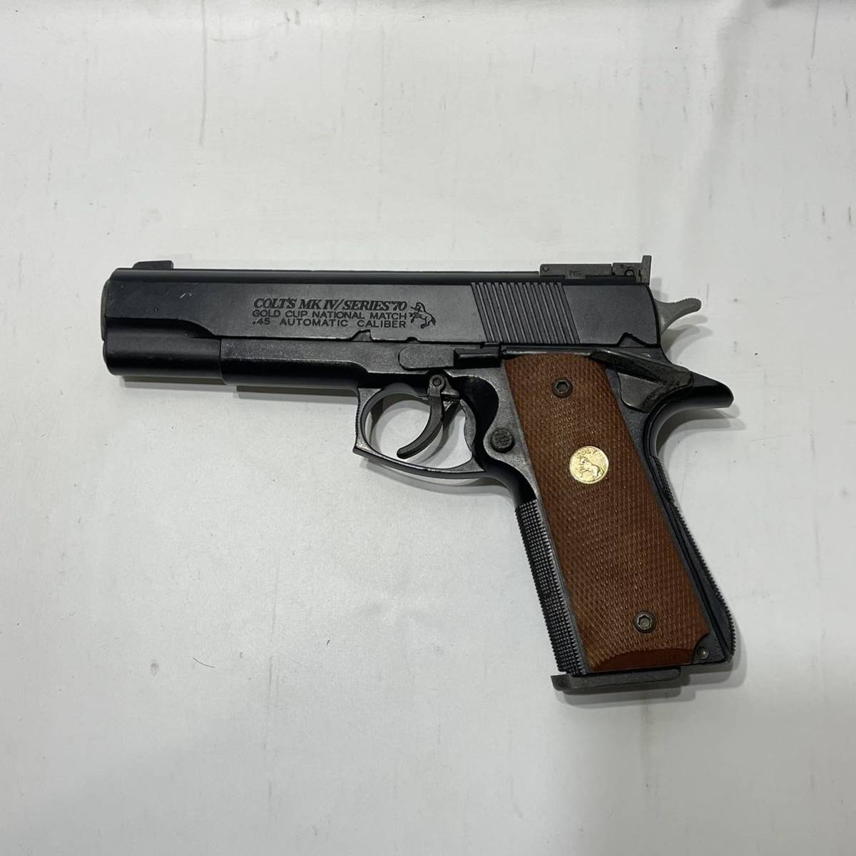 動作品ガスガン Colt Mk.IV Series'70 ゴールドカップ コルト 傷や汚れ