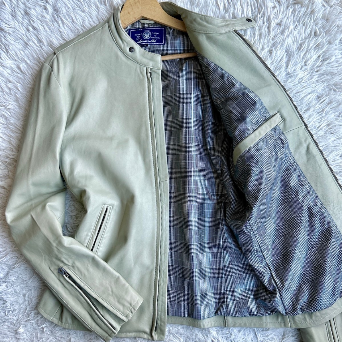 AVIREX シングルライダースジャケット ＸＬ　Leathers schott AVIREX シングルライダースジャケット XL Leathers schott AVIREX