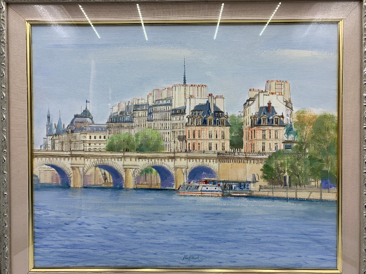 ラフルスキーの作品でサンルイ島とセーヌ河 ラフルスキーの作品でサンルイ島とセーヌ河