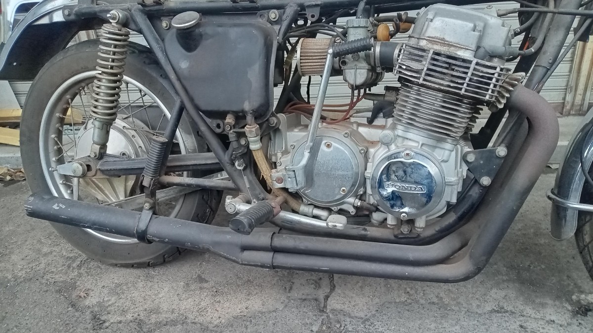 ホンダ CB750kマフラー341 4本セット 傷や汚れあり】CB750four ホンダ CB750kマフラー341 4本セット 傷や汚れあり】CB750four
