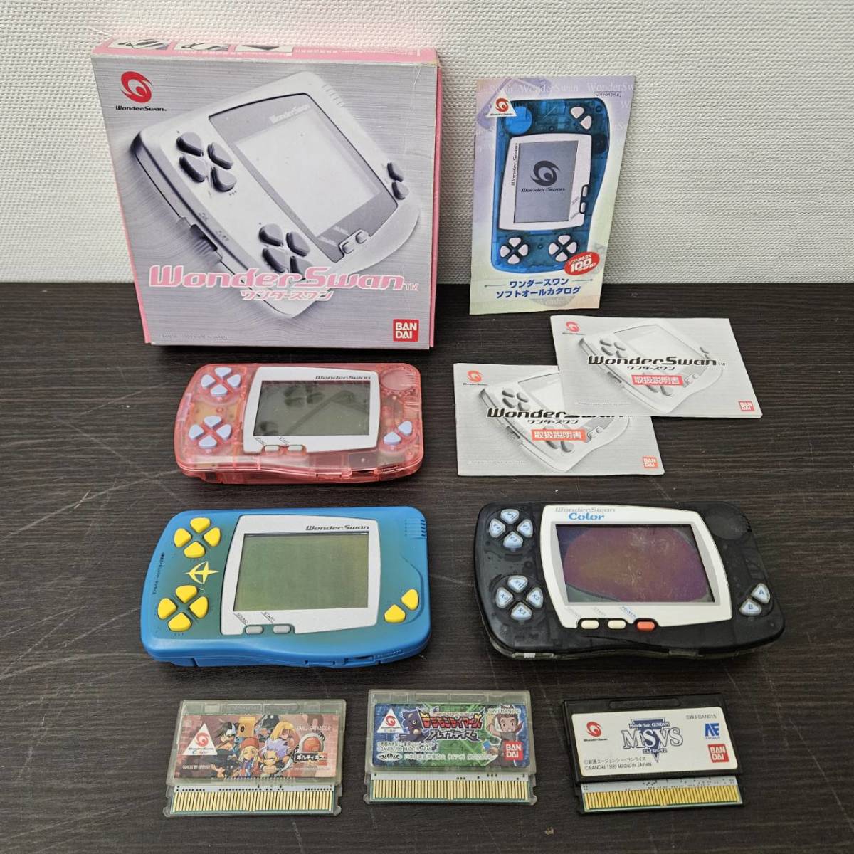 ワンダースワンカラー 本体 WSC ソフト12本セットの通販はau WSC-001