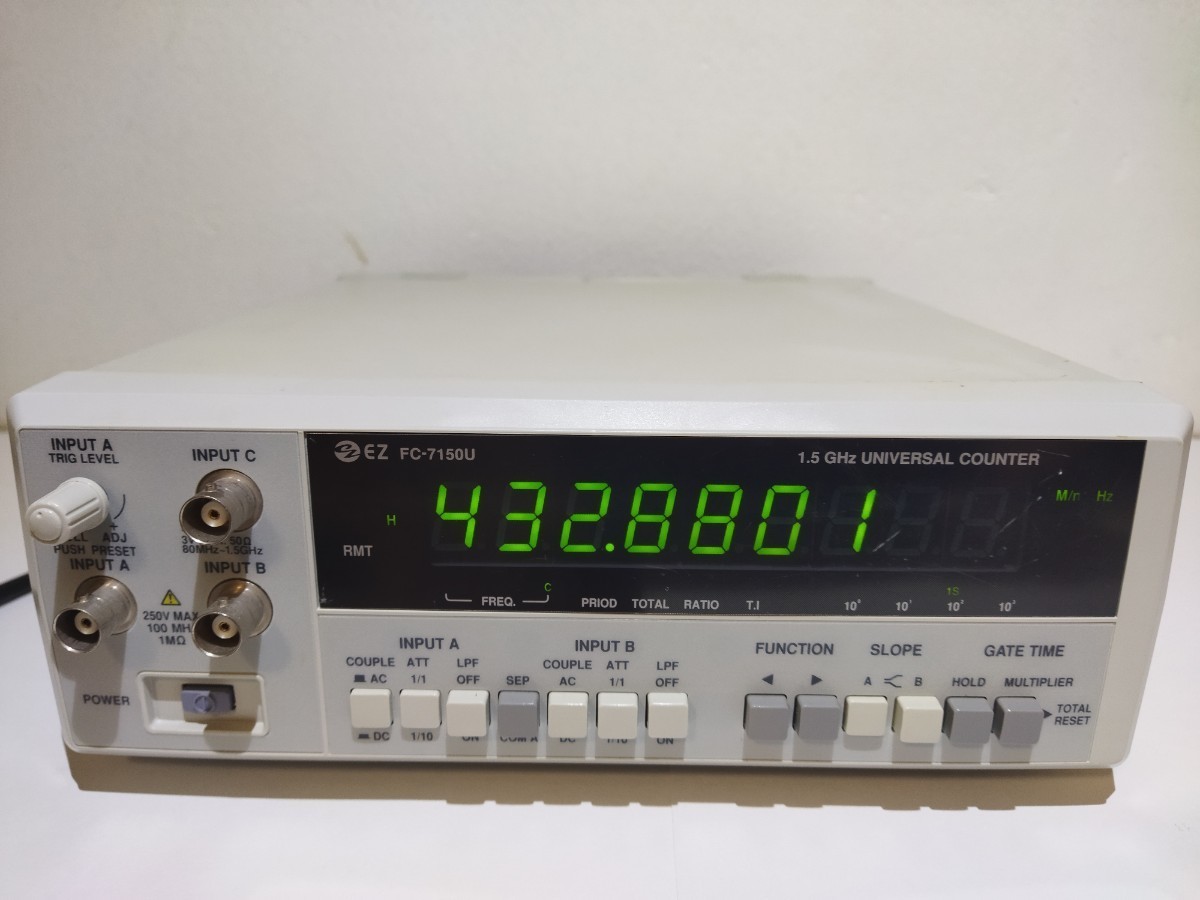 やや傷や汚れあり】周波数カウンター ユニバーサルカウンター FC-7150U