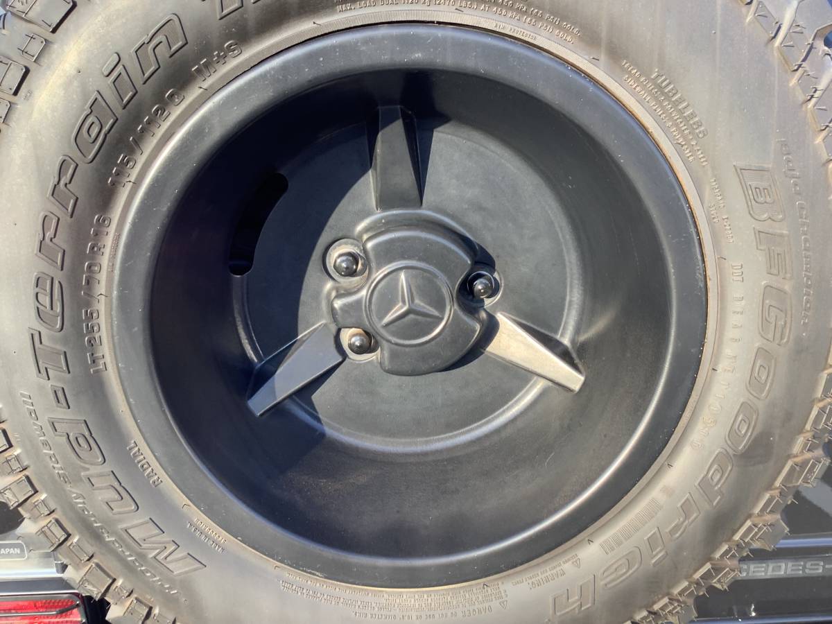 傷や汚れあり】MercedesBenz ベンツ 純正軍用スペアタイヤホイール