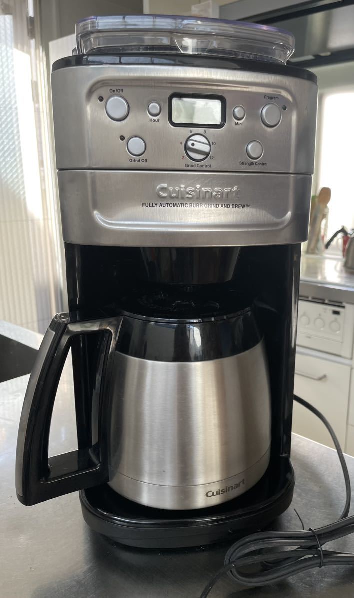 【目立った傷や汚れなし】クイジナート コーヒーメーカー Cuisinart 12カップ ブリュー オートマチック グラインドの落札情報詳細