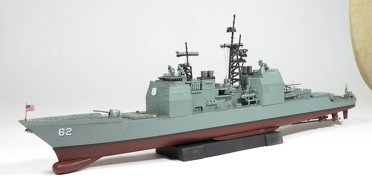 未使用】○完成品・1/700・アメリカ海軍・タイコンデロガ級ミサイル