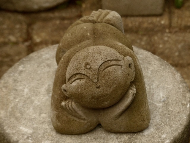 石仏、縁起物、ゴルフ、ゴルフ菩薩、地蔵、