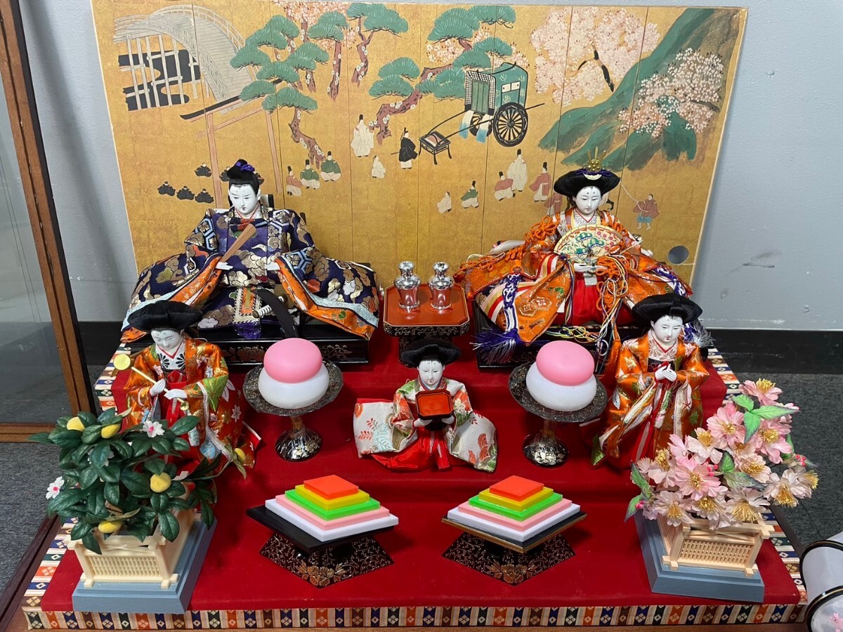 雛人形 ガラスケース付き 5人 ひな祭り お雛様 【公式通販】