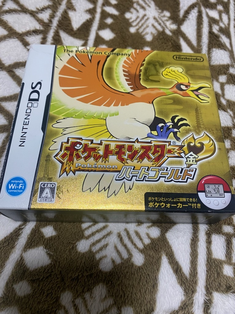 美品　ポケウォーカー未使用　DS ポケットモンスター ハートゴールド　匿名発送 未使用ポケウォーカー付き】ポケットモンスター ハートゴールド