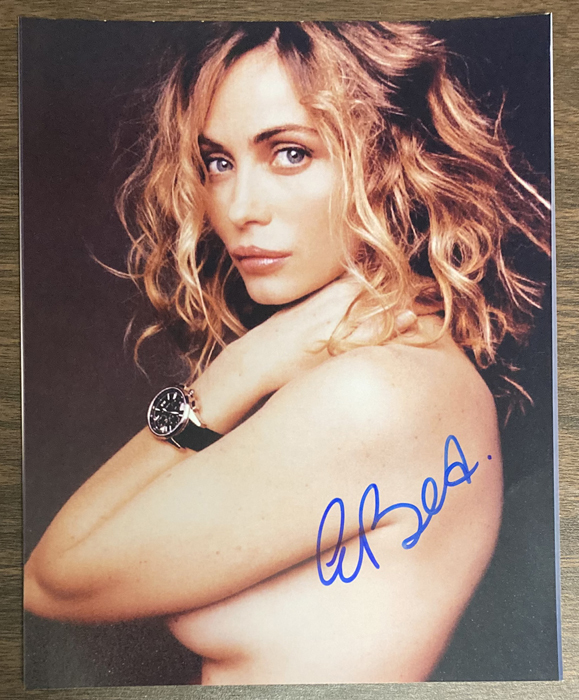 中古】エマニュエル・ベアール☆直筆サイン入り写真☆彡の落札情報詳細