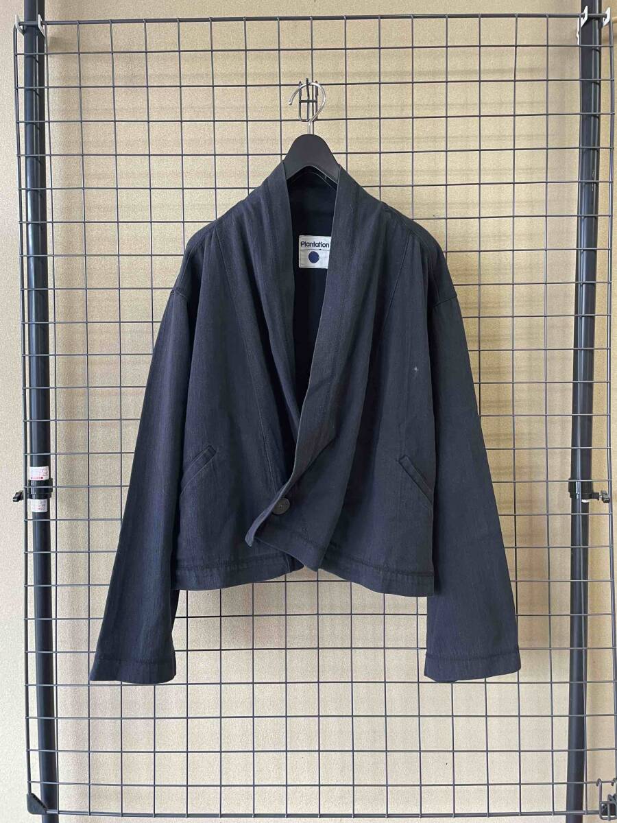 80s ビンテージ イッセイミヤケ Plantation 着物 ブルゾン plantation
