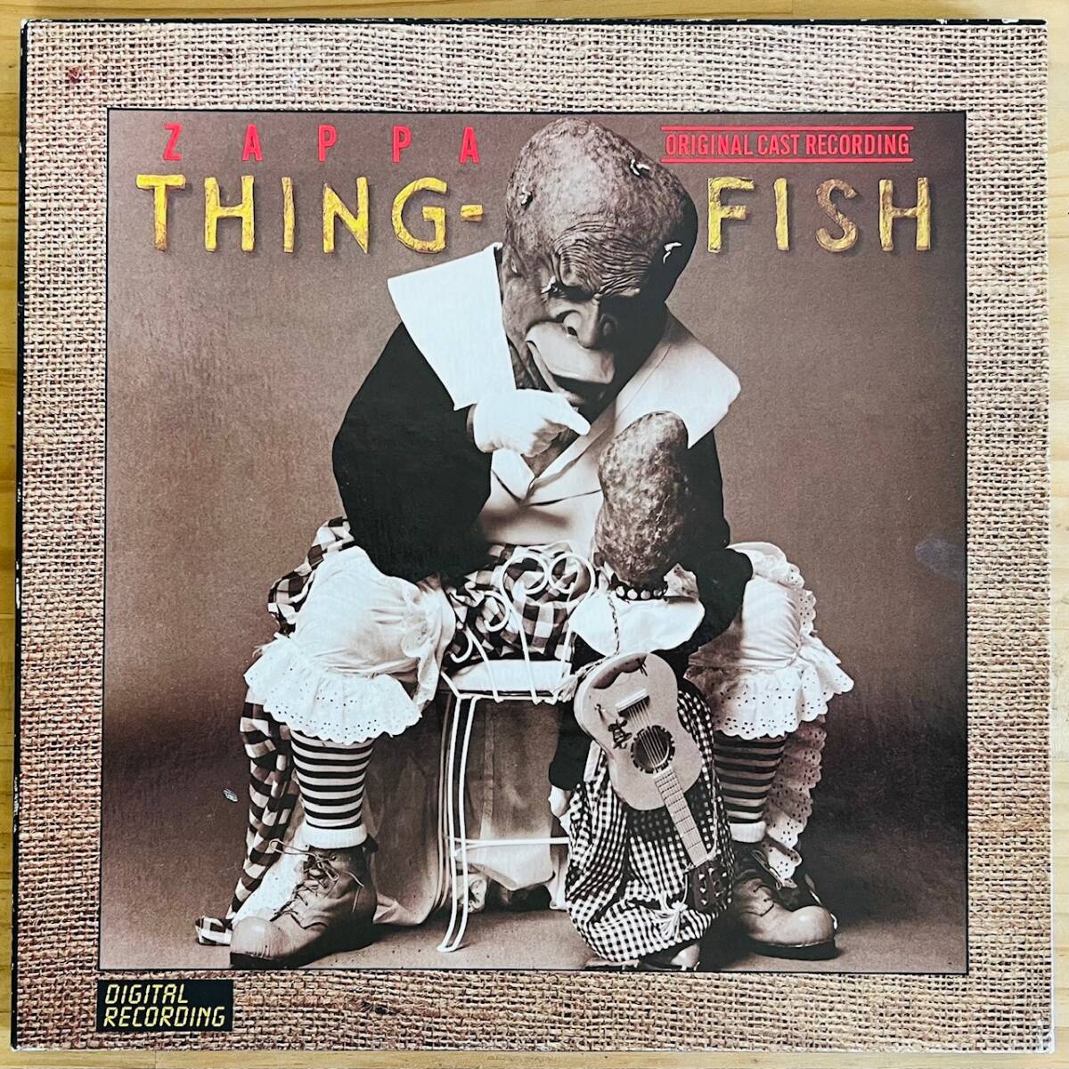 【やや傷や汚れあり】LP ROCK/FRANK ZAPPA/THING-FISH/BARKING PUMPKIN SKCO-74201/US ...