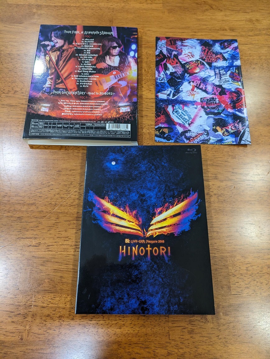 B'z サイン色紙 Pleasure 2018 HINOTORI