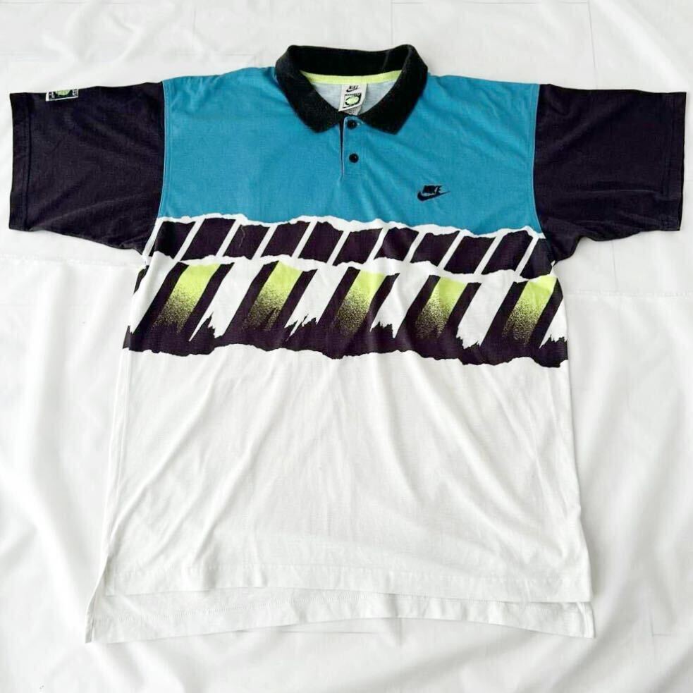 90年代 NIKE challenge court ナイキ ポロシャツ アガシ NIKE/ナイキ