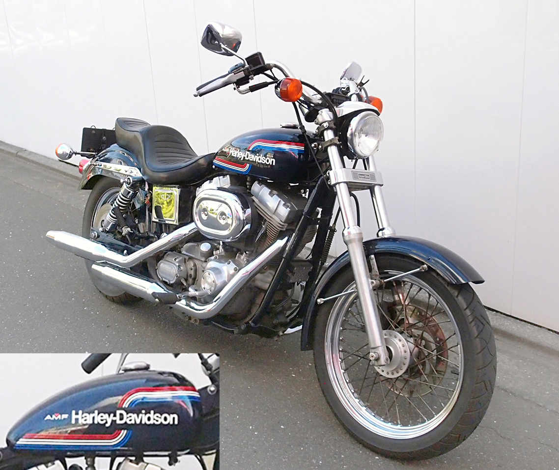傷や汚れあり】値引【AMFカラーゴキブリタンク】'01ハーレー FXD