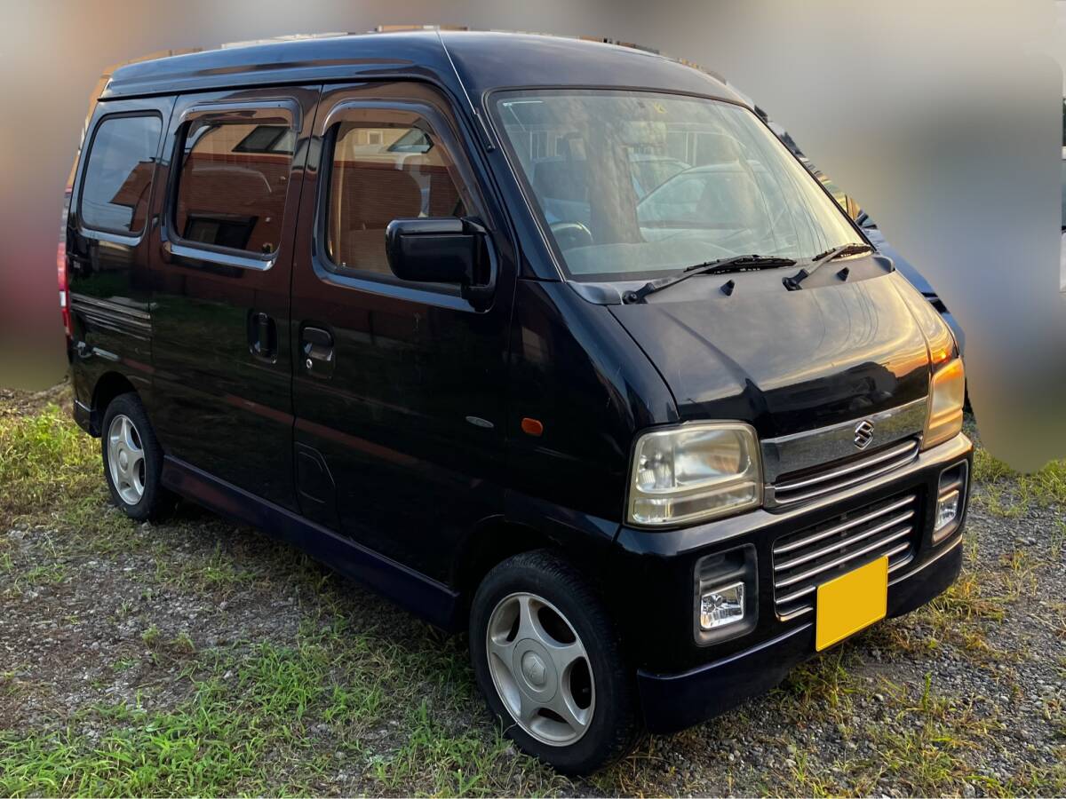 大阪 スズキ エブリイワゴン ジョイポプターボ 4WD ジャンク