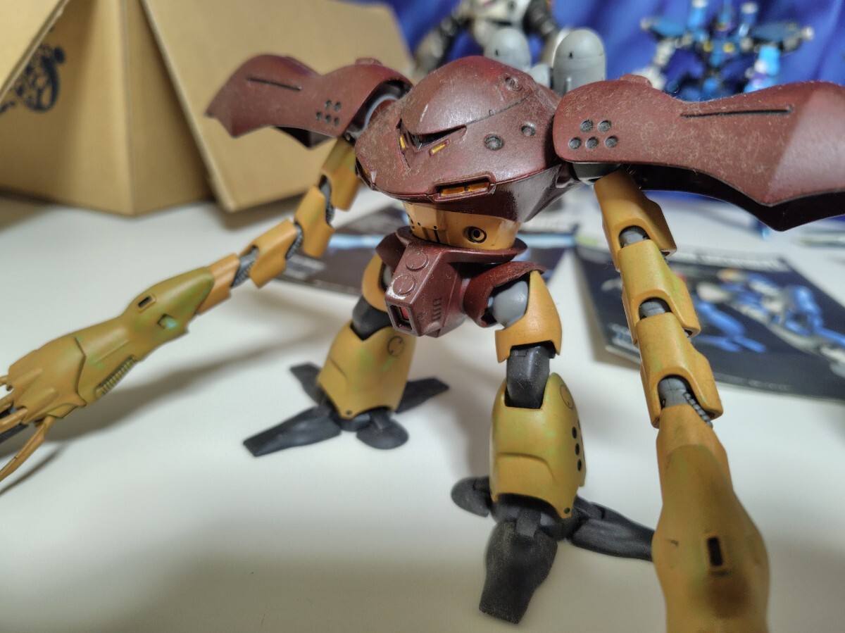 傷や汚れあり】HGUC 1/144 ハイゴッグ ズゴックE 組立済み 塗装有の