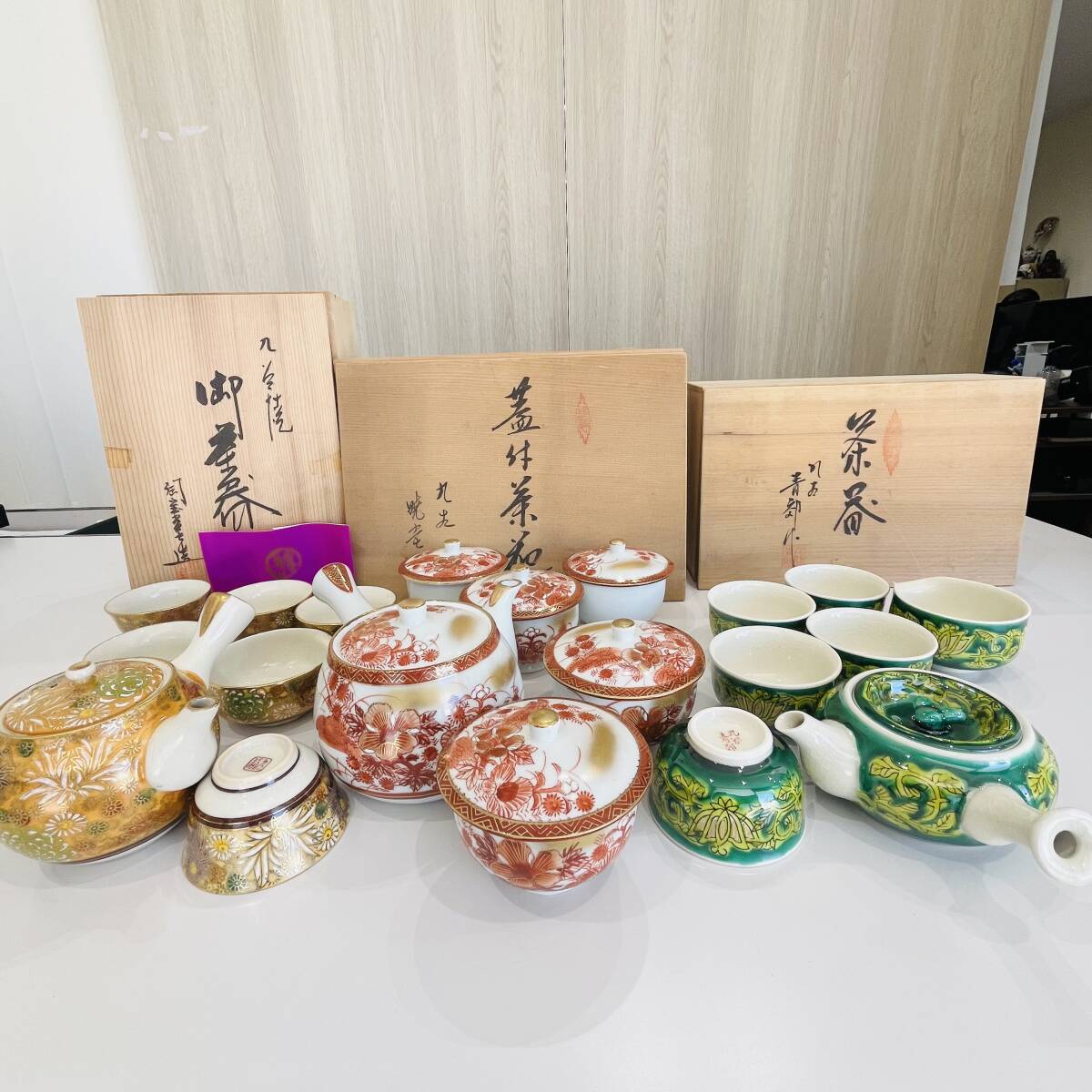 九谷焼 布袋尊 金彩 色絵 布袋像 特大約45cm 美品陶器製 骨董品七福神 九谷焼 布袋尊 金彩 色絵 布袋像 特大約45cm 美品陶器製 骨董品