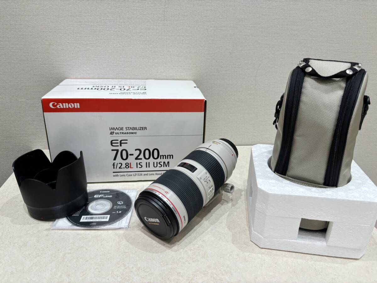 付属品完備 Canon EF 70-200mm F2.8 L IS USM フード+ケース付
