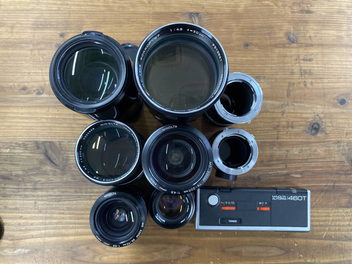 ジャンク MINOLTA カメラ レンズ他 まとめ売り 不味く