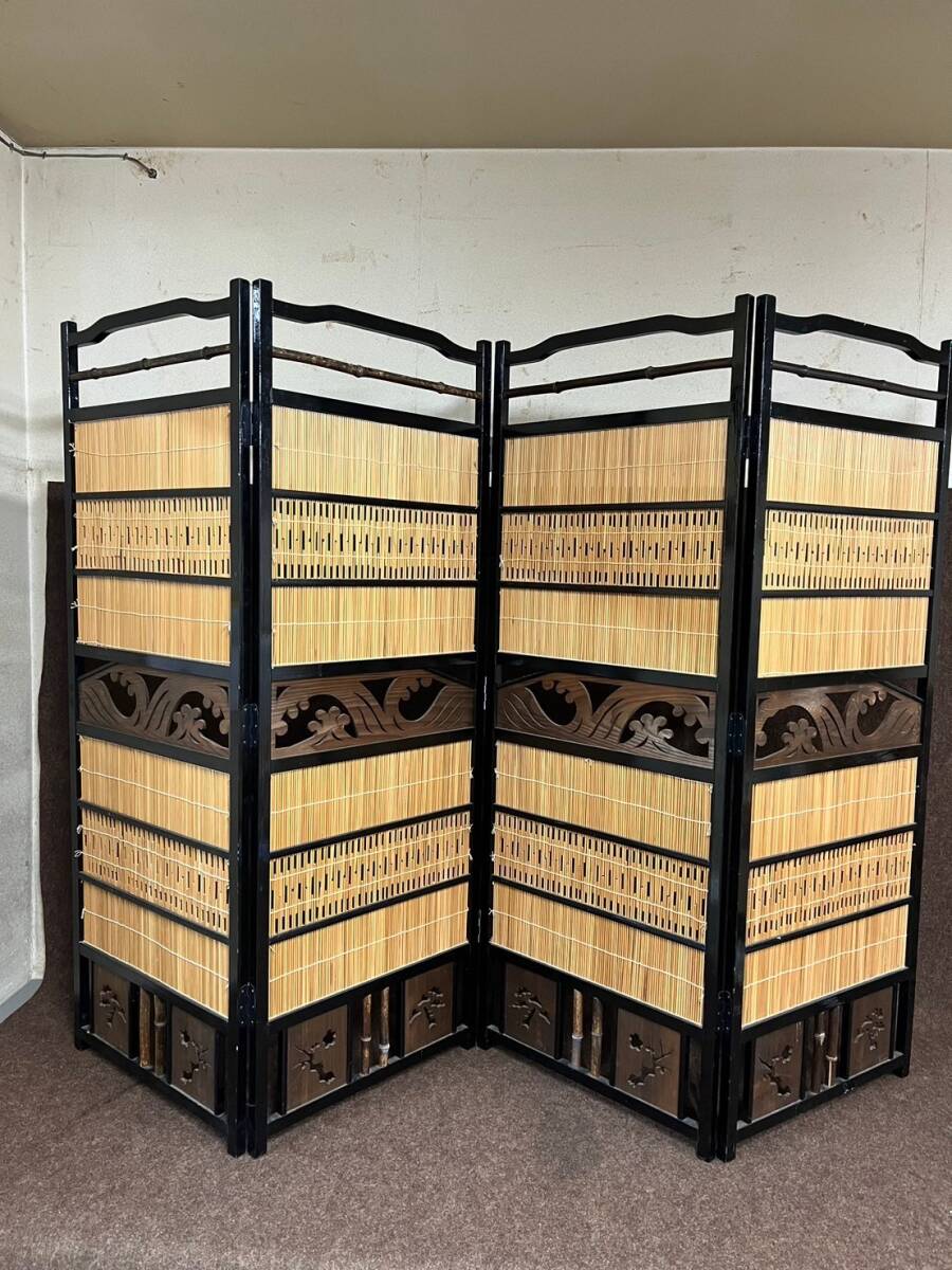 中古】コーヒー サイフォン カウンターテーブル枠 衝立 パーテーション