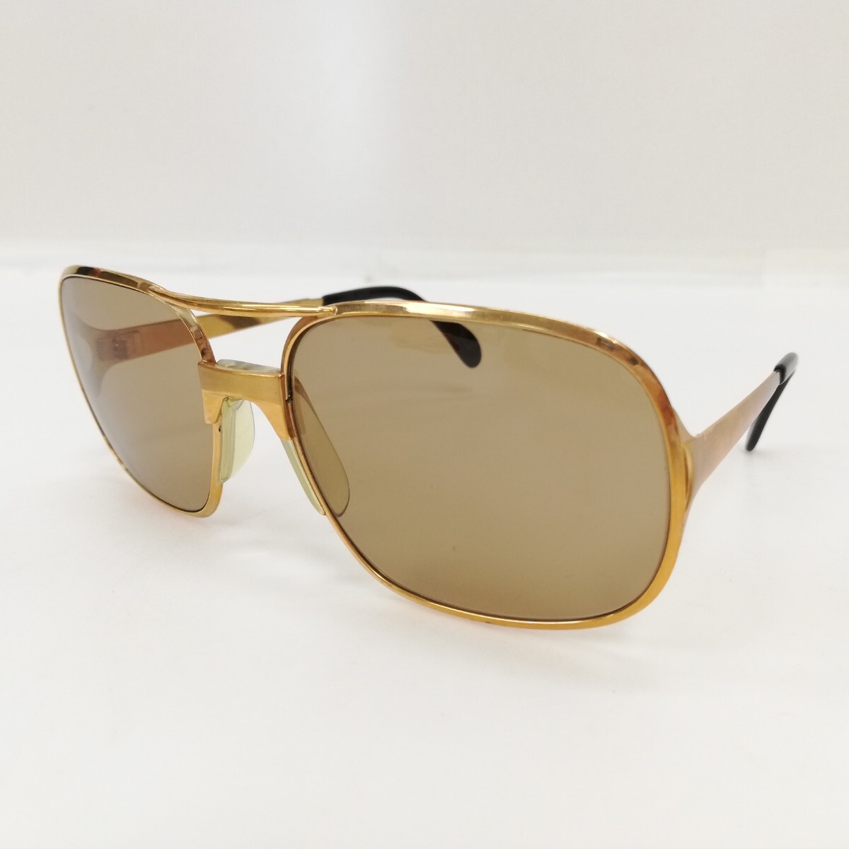 METZLER ヴィンテージ 眼鏡 フレーム けたたましく メタルブロー  