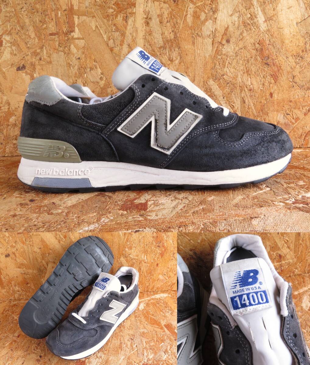 ニューバランス　M1400NV made in USA 希少品　24cm ニューバランス NewBalance M1400NV USA ネイビー24cm