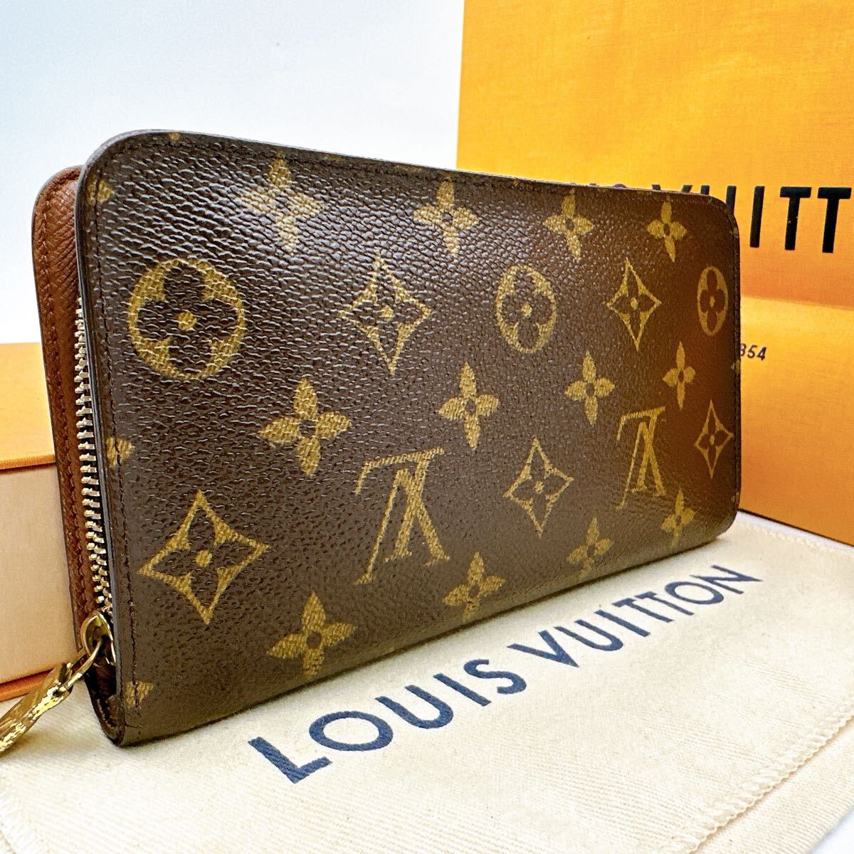 ✨美品✨ ヴィトン ダミエ エベヌ ポルトモネジップ ラウンド 