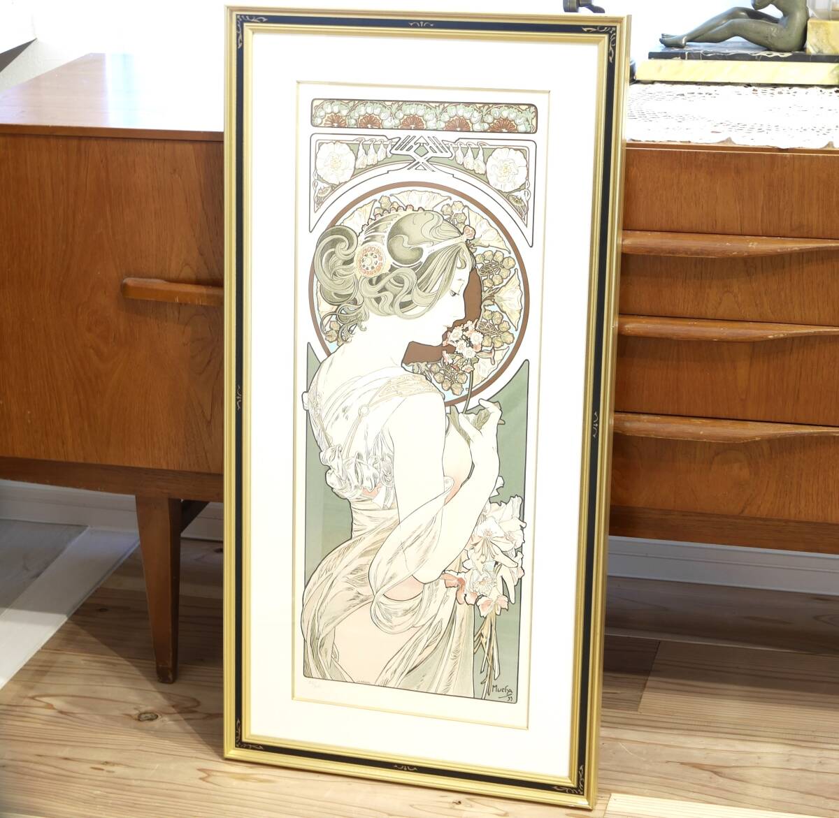 特価】 ≪ アルフォンス・ミュシャ ≫ オリジナルリトグラフ【石版画 