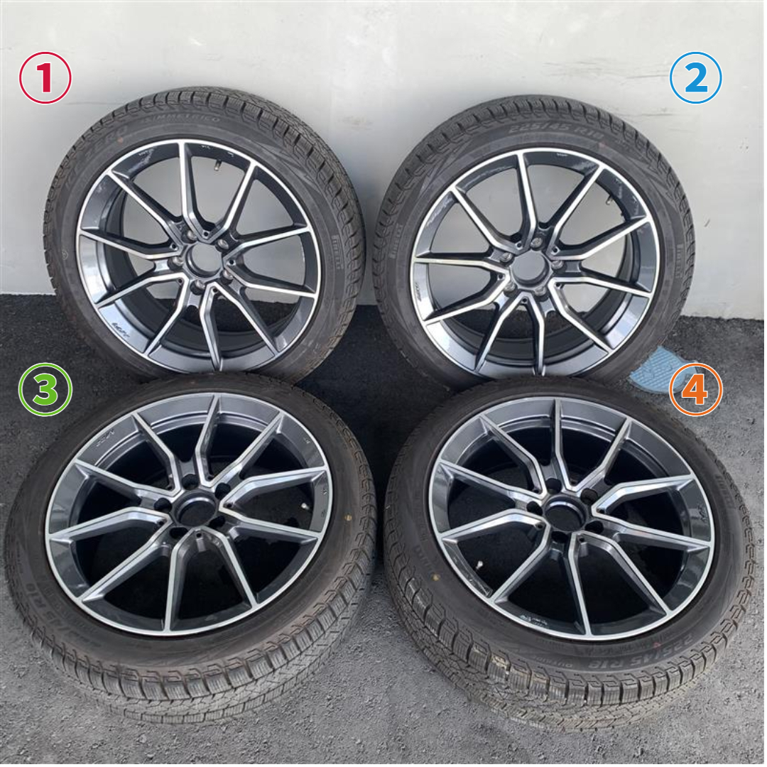 タイヤ走行短め【PIRELLI ICE ZERO ASIMMETRICO 225/50R17