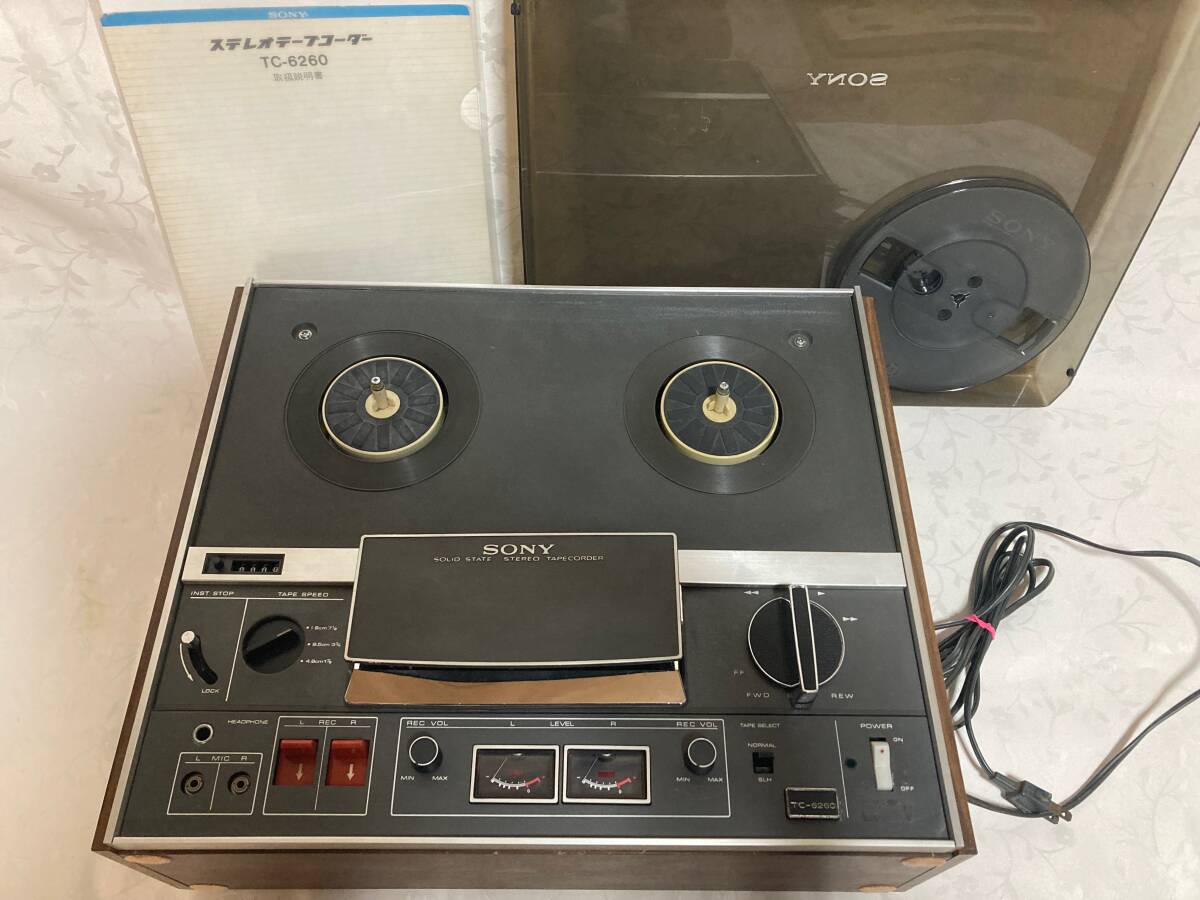 SONY オープンリールプレーヤー ジャンク品 tc-366 へばりつか