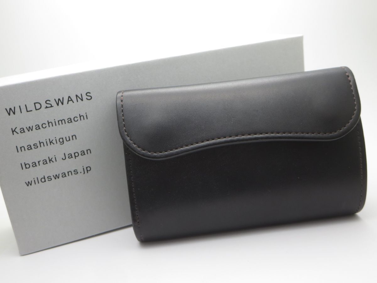 美品 WILDSWANS ワイルドスワンズ SURFS サーフス 長財布 ダーク