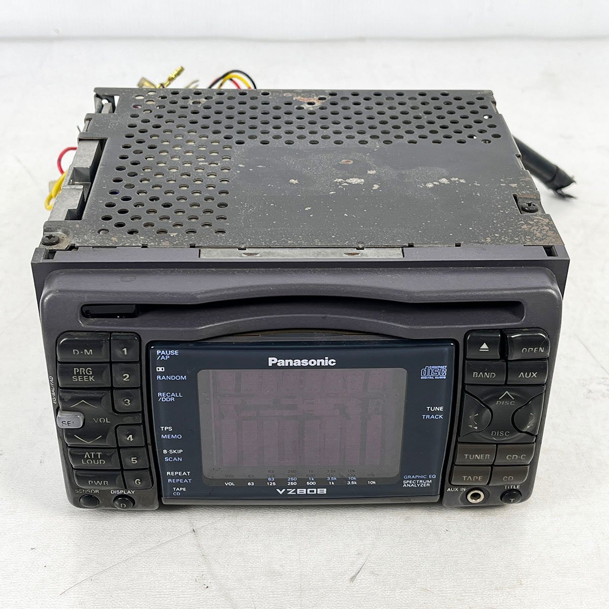 全体的に状態が悪い】ジャンク Panasonic パナソニック VZ808 カー