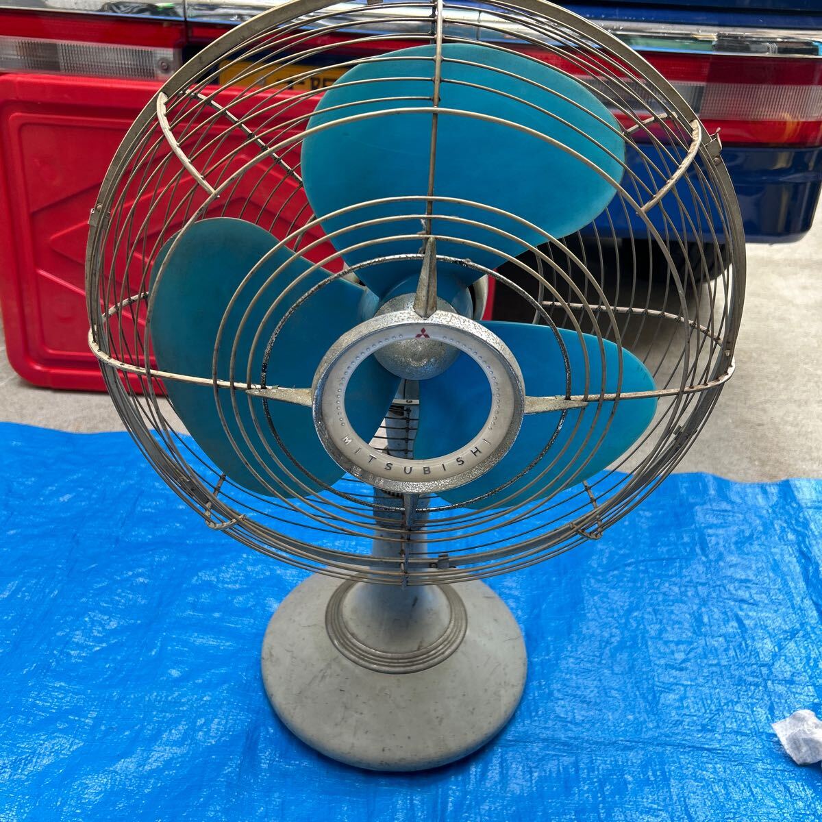 1000円スタート 芝浦 電気扇 扇風機 16インチ 箱付き 昭和レトロ