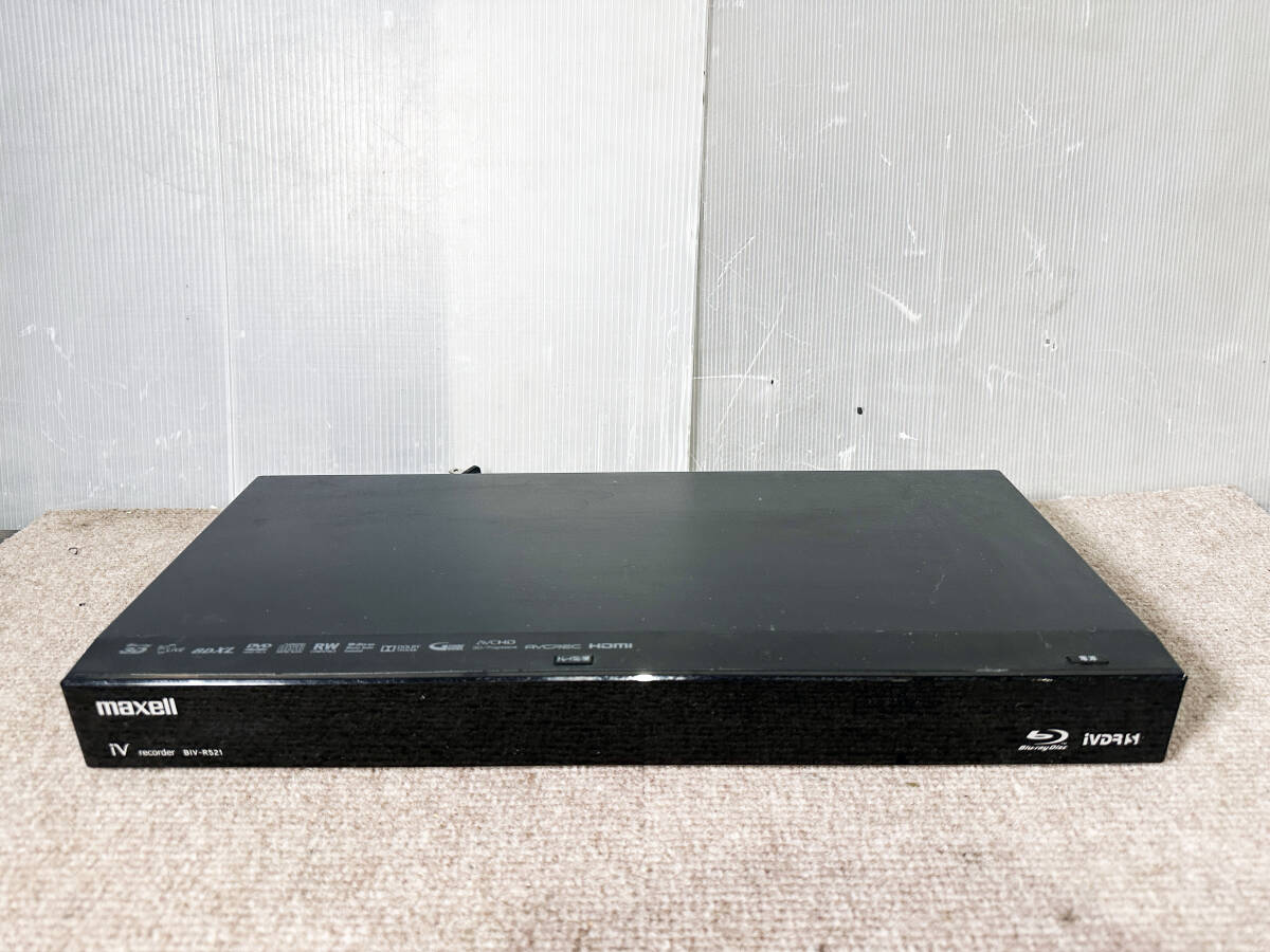 マクセルmaxell ブルーレイレコーダー◆BIV-R521 ジャンク マクセルmaxell ブルーレイレコーダー BIV-R521 ジャンク品
