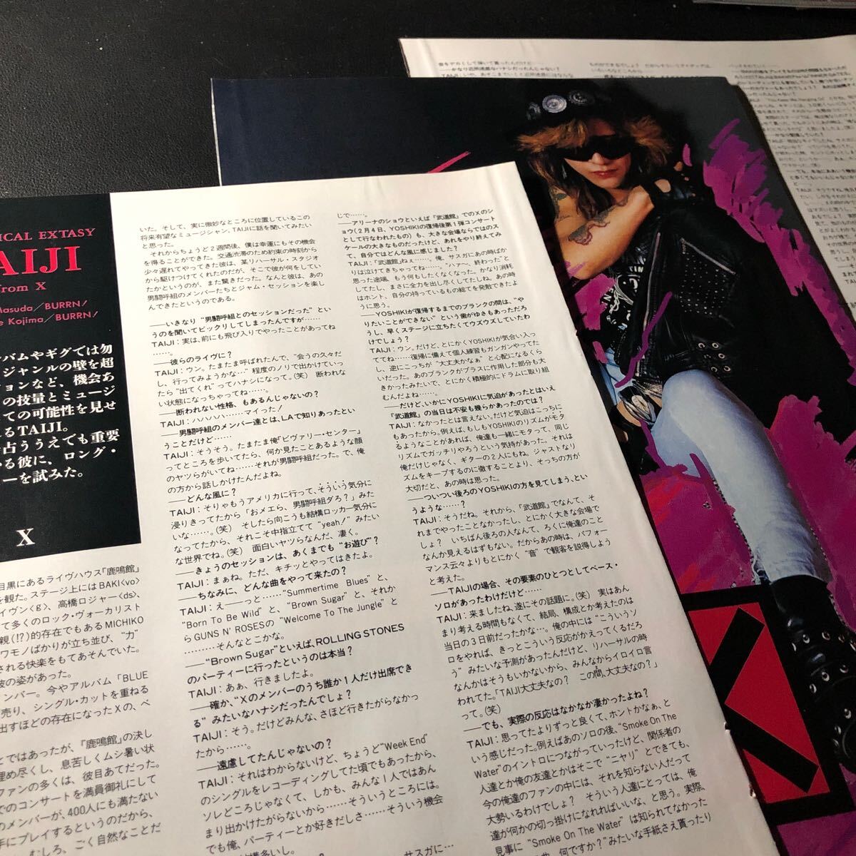 中古】沢田泰司 TAIJI ラウドネス X エックス 切り抜き