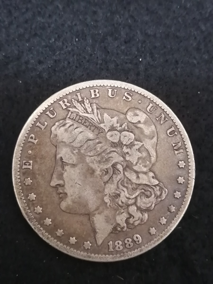 コインシルバーバングルsilver900 one dollar