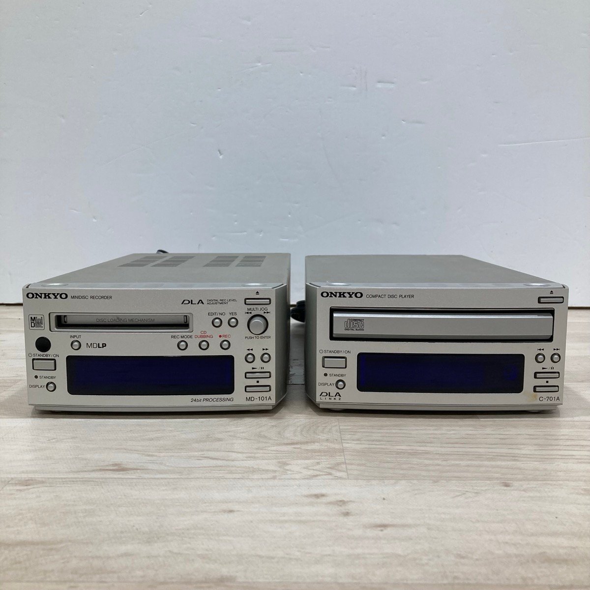 オンキョー ONKYO アンプ R-801A CDプレーヤー C-701A オンキョー