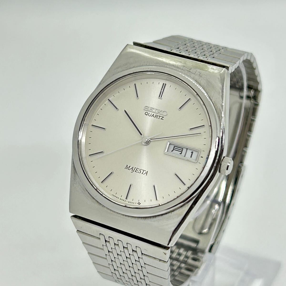 稼働 SEIKO セイコー マジェスタ 9063-6040 チタン デイデイト