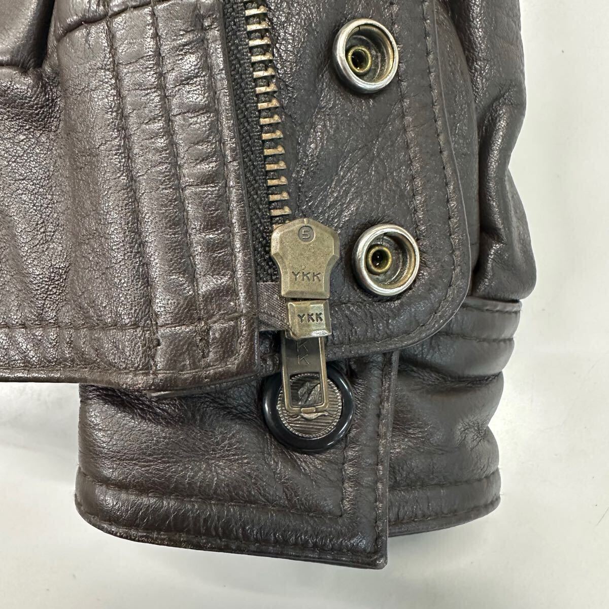 【傷や汚れあり】LUCASINI レザージャケット ブラウン系 メンズ サイズM 牛革 本革 レザー a786の落札情報詳細 - Yahoo ...