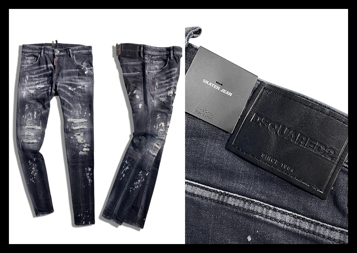 新品7.4万【DSQUARED2ディースクエアード】伊製/18ss/洗練された