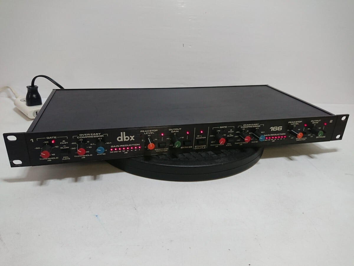 dbx 166XL】定番 2ch コンプレッサー/ゲート/リミッター