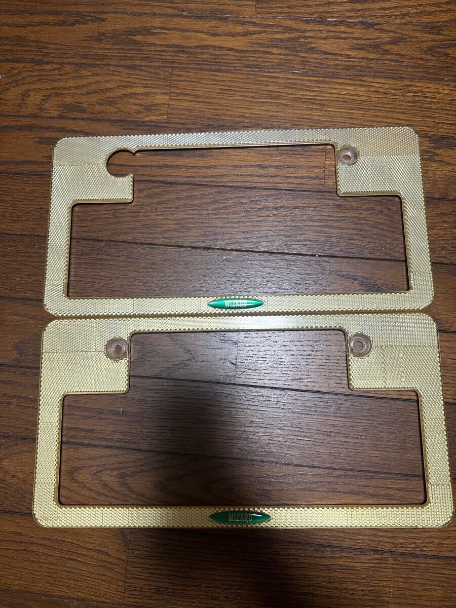 ウィザード ナンバーフレーム当時物？