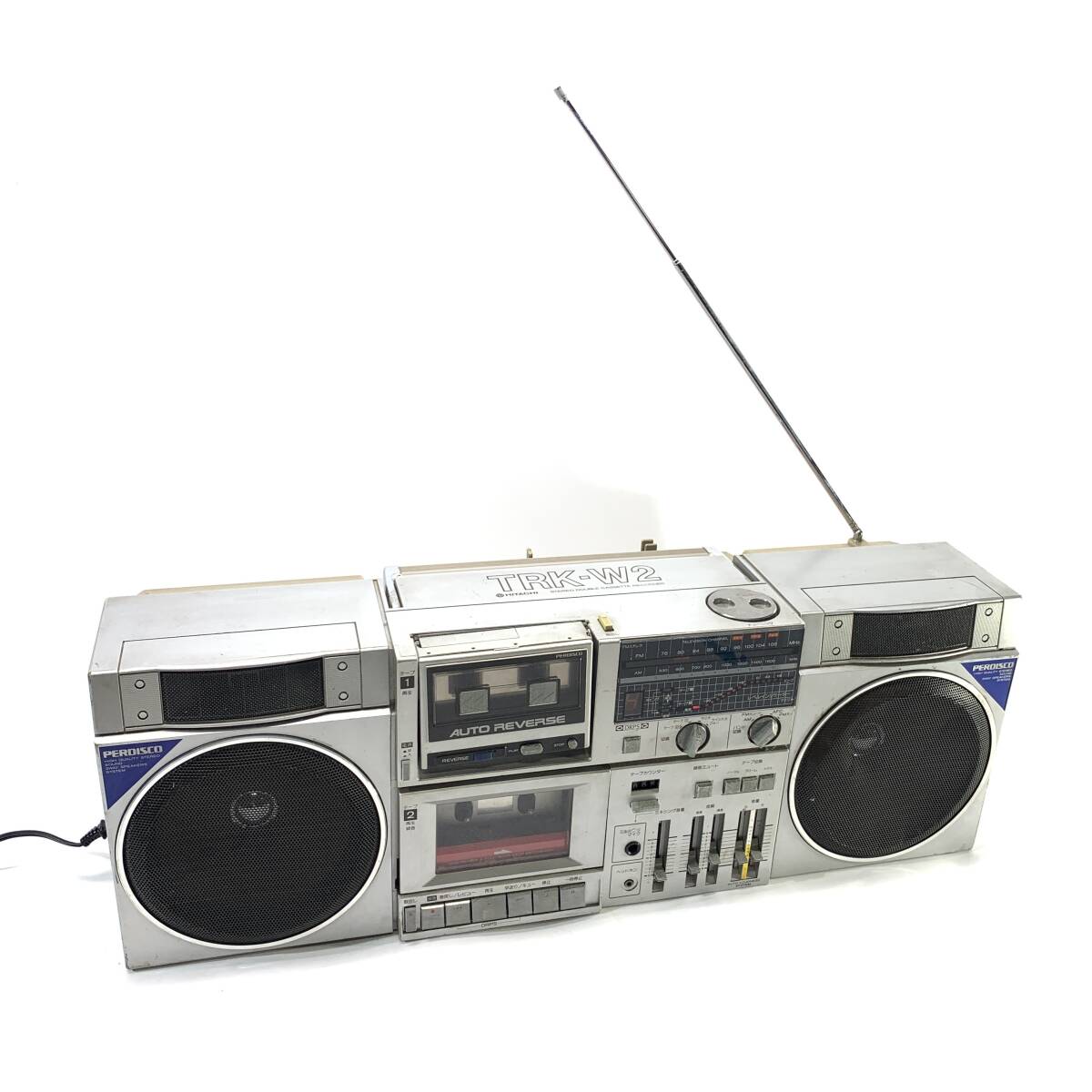 HITACHI 日立 PERDISCO TRK-W2/CP-W2 ダブルラジカセ ラジオ FM/AM