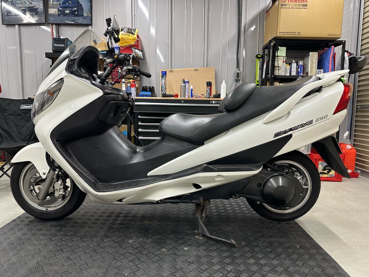 スカイウェイブ250CA43A （中古】スカイウェイブ(CJ43A)ロンホイ☆フル 