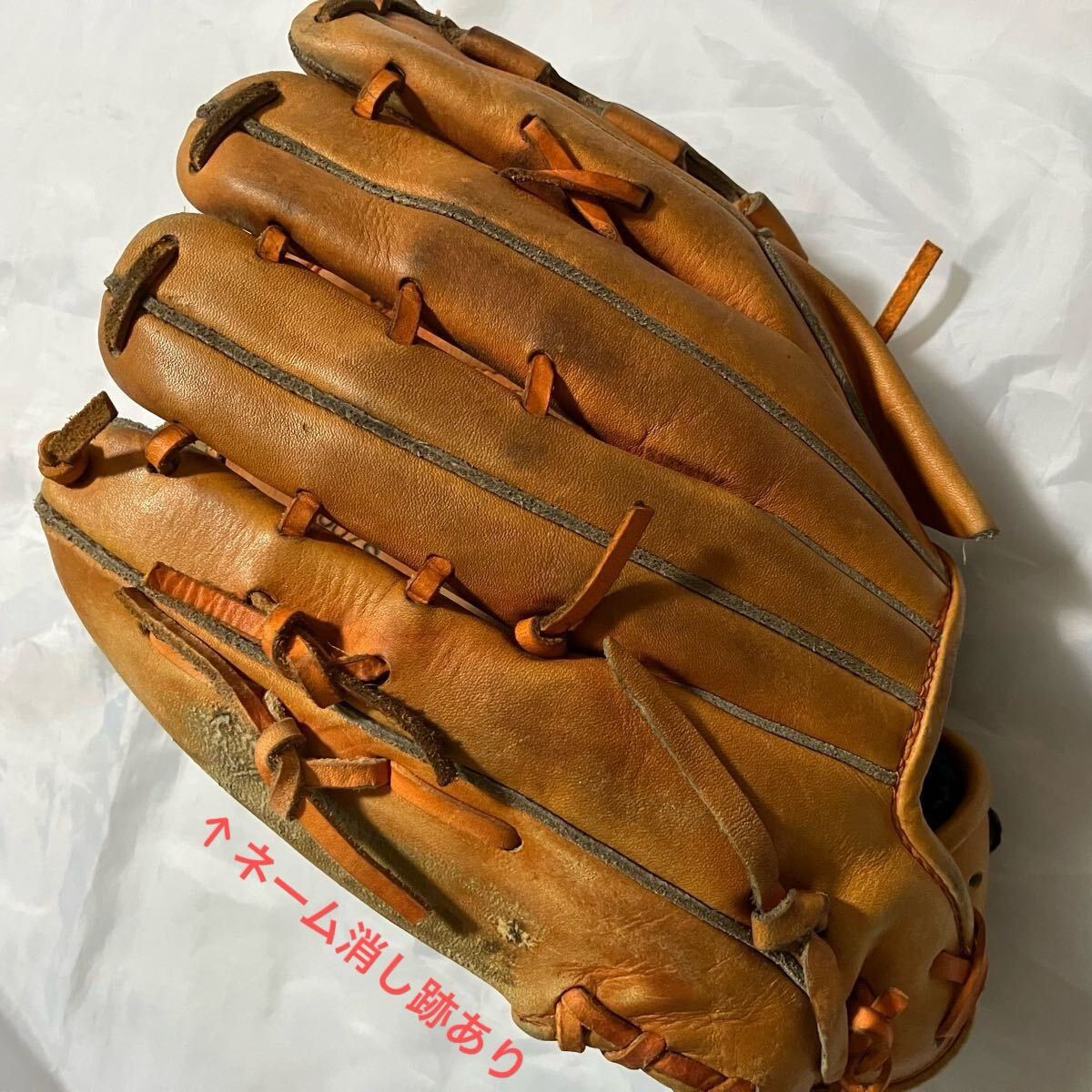 阪神タイガース　藪恵壹　＃１８　実使用　グローブ　ザナックス 阪神タイガース 藪恵壹 ＃18 実使用 グローブ ザナックス