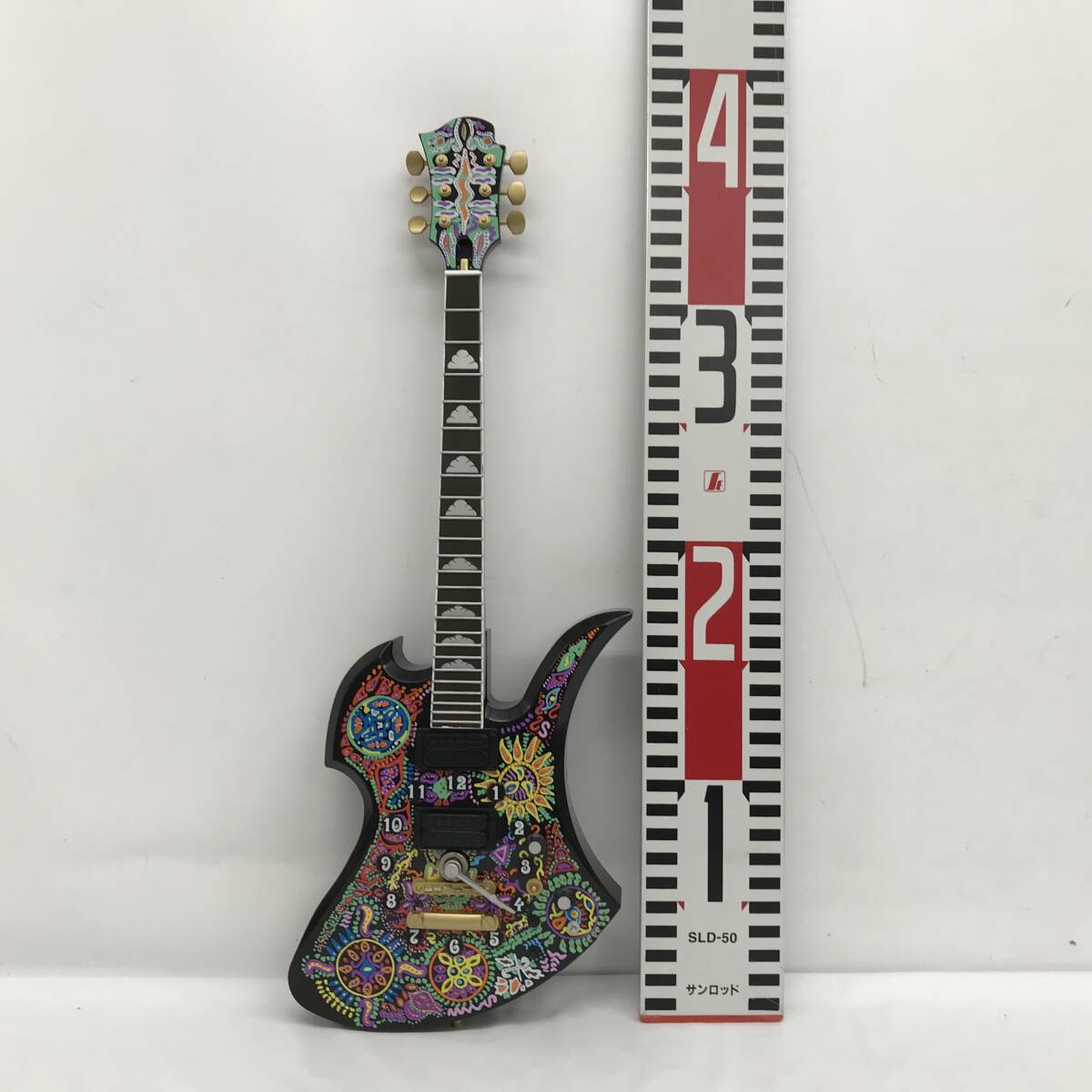 hideギター型ウォルクロックDX（時計） hide イエローハート時計 MG