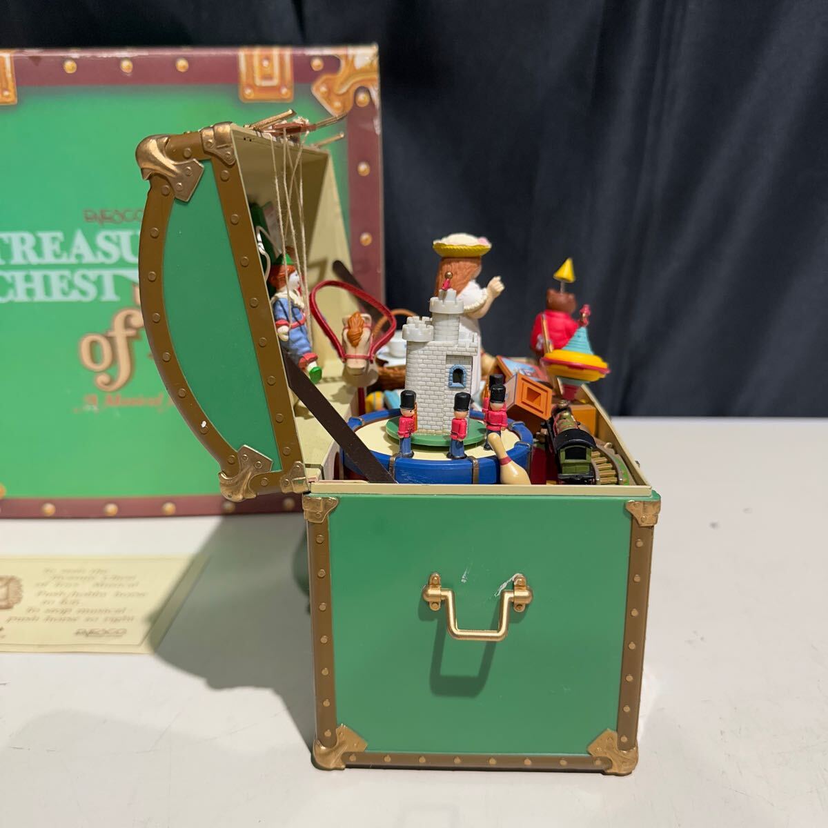 箱付] ENESCO エネスコ オルゴール 夢のおもちゃ箱 80´s レトロ